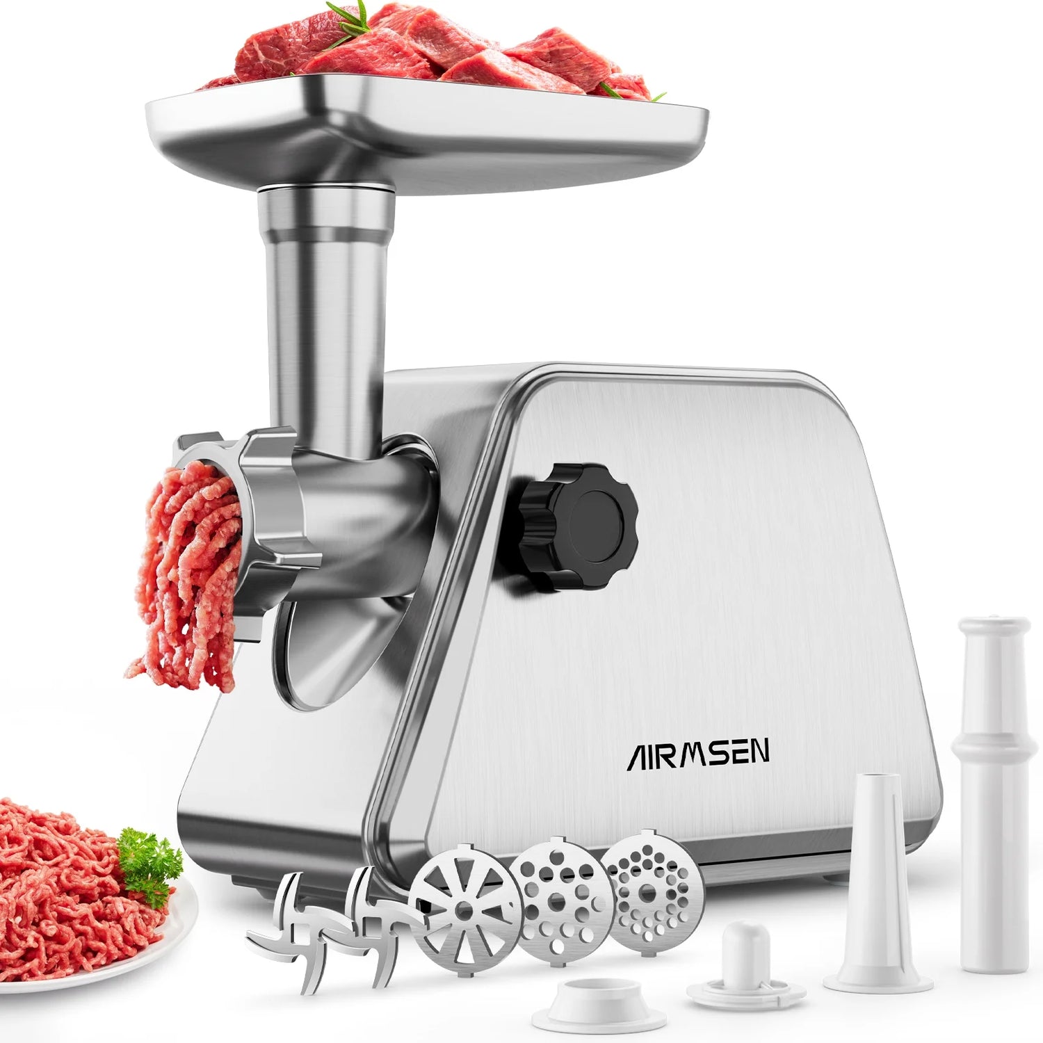 Electric Meat Grinder 3000W Max, Stainless steel